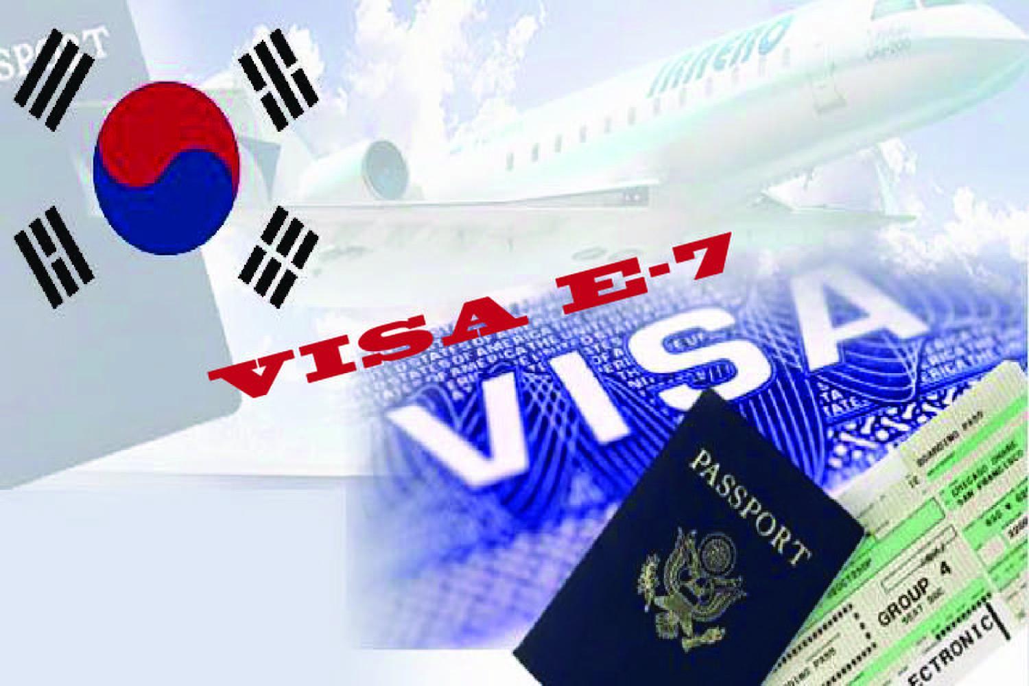TÌM HIỂU CÁC LOẠI VISA E7